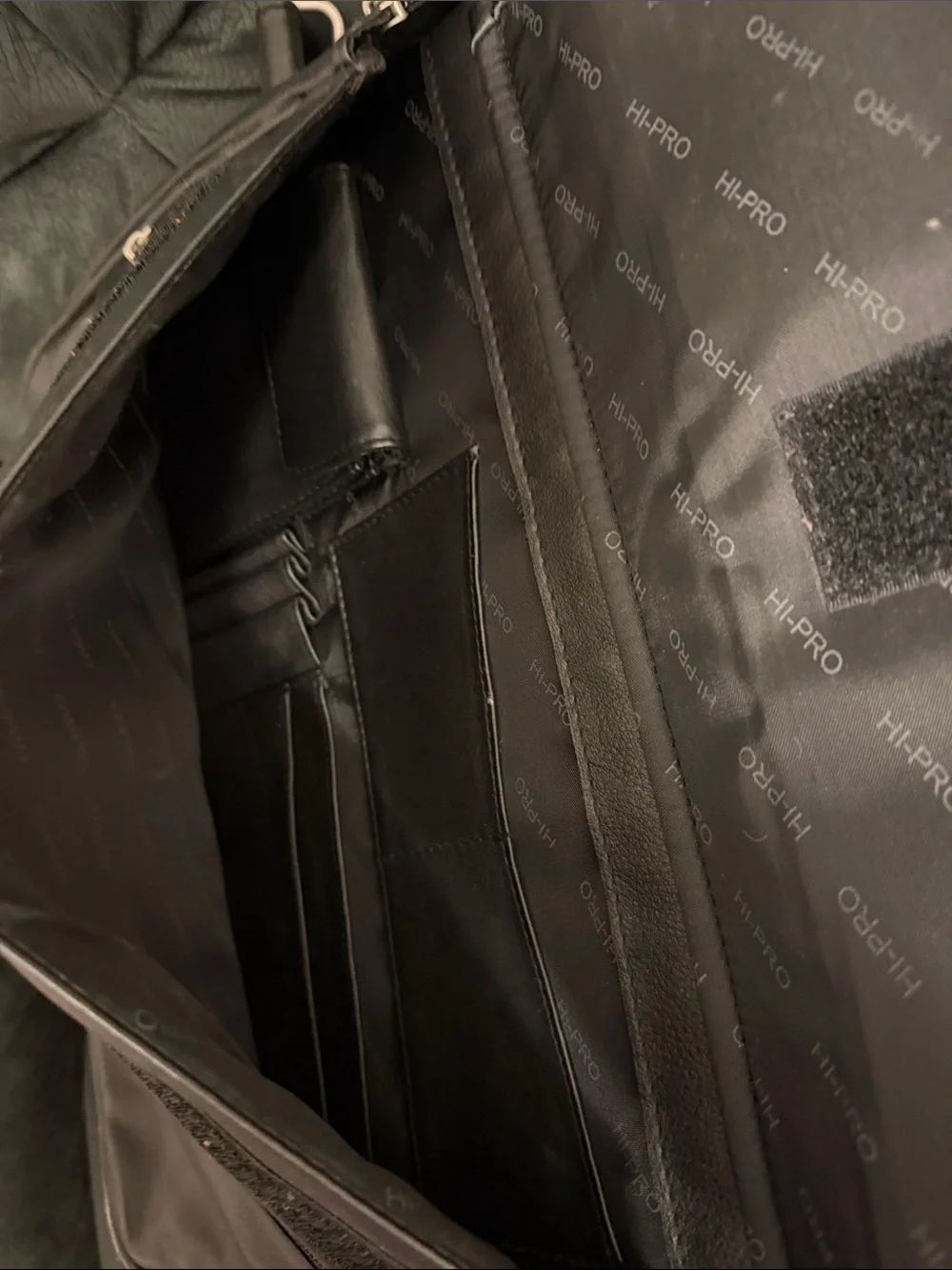 Black Leather Messenger Bag for Men - Professional Carry Case